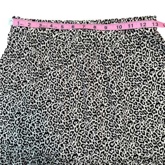 Flowy American Eagle Animal Print Mini Skirt - Picture 2 of 4